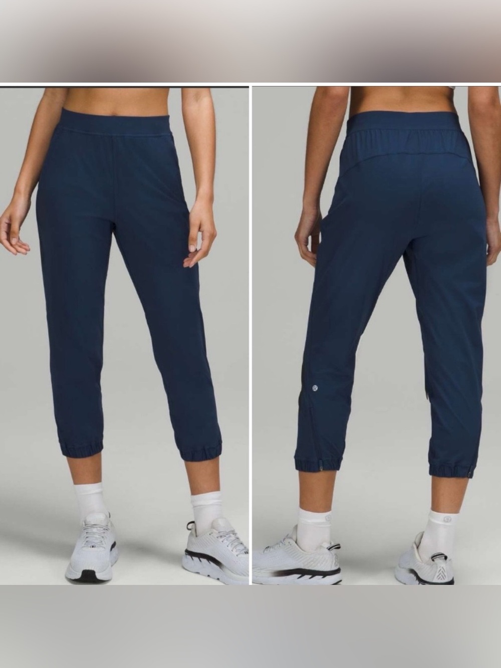 Lululemon Adapted State High-Rise Jogger Crop 23" Mineral Blue Pants Size 10